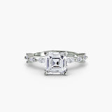Solitaire with Full Eternity Pavé