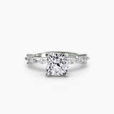 Solitaire with Full Eternity Pavé