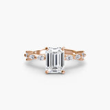 Solitaire with Full Eternity Pavé