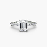 Solitaire with Full Eternity Pavé