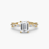 Solitaire with Full Eternity Pavé