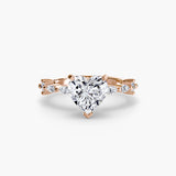 Solitaire with Full Eternity Pavé