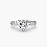 Solitaire with Full Eternity Pavé