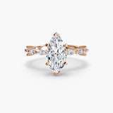 Solitaire with Full Eternity Pavé
