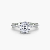 Solitaire with Full Eternity Pavé