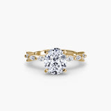 Solitaire with Full Eternity Pavé