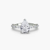 Solitaire with Full Eternity Pavé