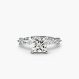 Solitaire with Full Eternity Pavé