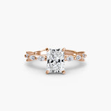 Solitaire with Full Eternity Pavé