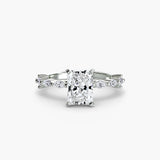 Solitaire with Full Eternity Pavé