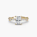 Solitaire with Full Eternity Pavé