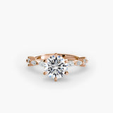 Solitaire with Full Eternity Pavé