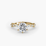 Solitaire with Full Eternity Pavé