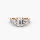 Three-Stone with Pavé Split Shank