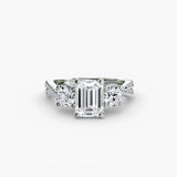 Three-Stone with Pavé Split Shank