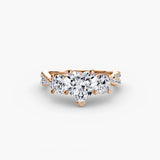 Three-Stone with Pavé Split Shank