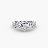 Three-Stone with Pavé Split Shank