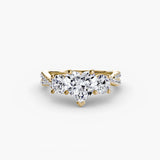 Three-Stone with Pavé Split Shank