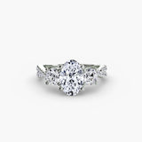 Three-Stone with Pavé Split Shank