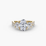 Three-Stone with Pavé Split Shank
