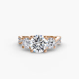 Three-Stone with Pavé Split Shank