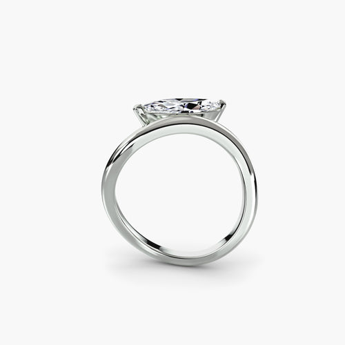 The Wave Ring — Marquise