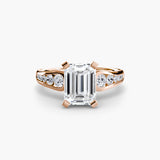 Half-Eternity Pavé Solitaire
