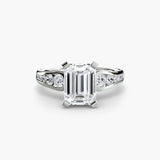 Half-Eternity Pavé Solitaire