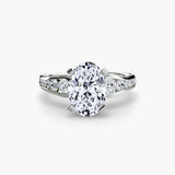 Half-Eternity Pavé Solitaire