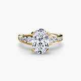 Half-Eternity Pavé Solitaire