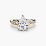 Half-Eternity Pavé Solitaire