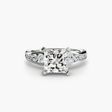 Half-Eternity Pavé Solitaire