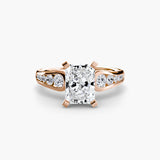 Half-Eternity Pavé Solitaire