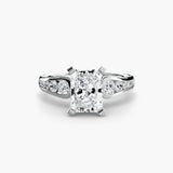 Half-Eternity Pavé Solitaire