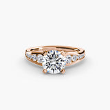 Half-Eternity Pavé Solitaire
