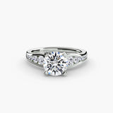 Half-Eternity Pavé Solitaire