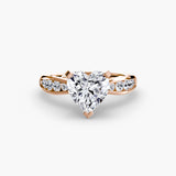 Tapered Pavé Solitaire