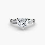 Tapered Pavé Solitaire