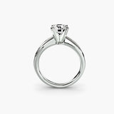 Tapered Pavé Solitaire