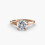 Round Trellis Solitaire