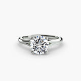 Round Trellis Solitaire
