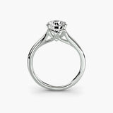 Round Trellis Solitaire