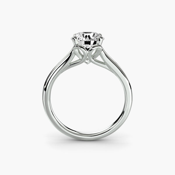 Round Trellis Solitaire