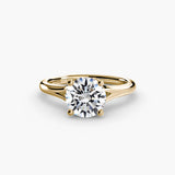 Round Trellis Solitaire