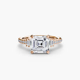 Split-Shank Pavé Solitaire