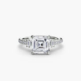 Split-Shank Pavé Solitaire