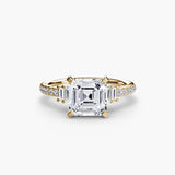 Split-Shank Pavé Solitaire
