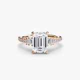 Split-Shank Pavé Solitaire