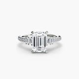 Split-Shank Pavé Solitaire