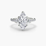 Split-Shank Pavé Solitaire